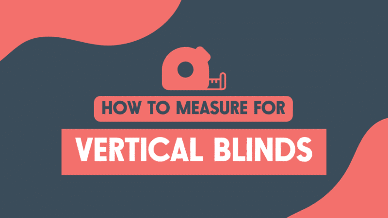 Thumbnail for vertical blind's measuring guide