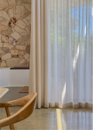 Oakbank Linen in a bedroom